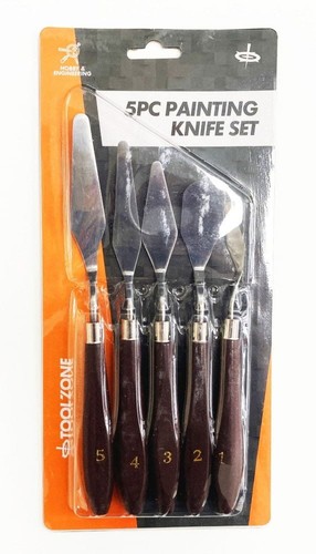 Painting knife set 5pc high - knife,