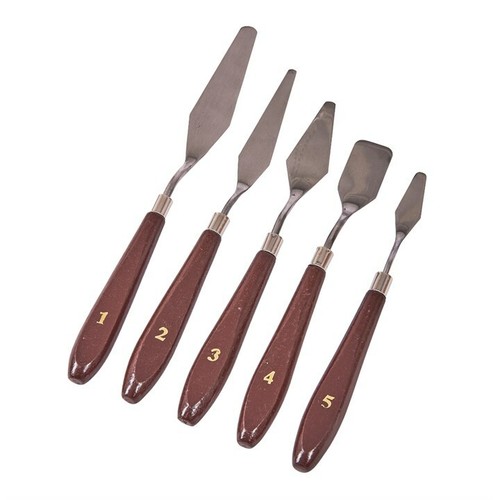 5pc palette knives spatula - knives,