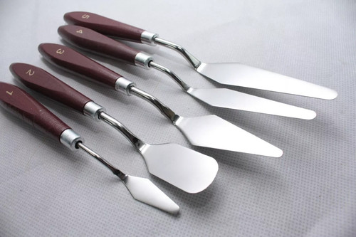 5pcs stainless steel palette - 5pcs,