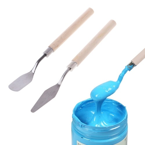 Stainless steel palette - palette, knife